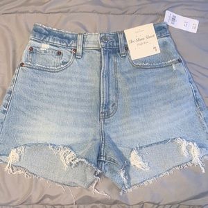 Abercrombie and Fitch Curve Love The Mom Short High Rise Size 26